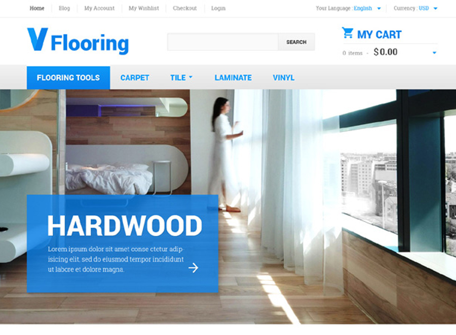 Flooring Magento Theme