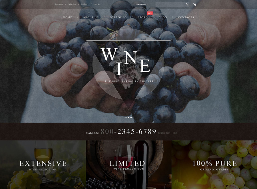 Wine WooCommerce Theme