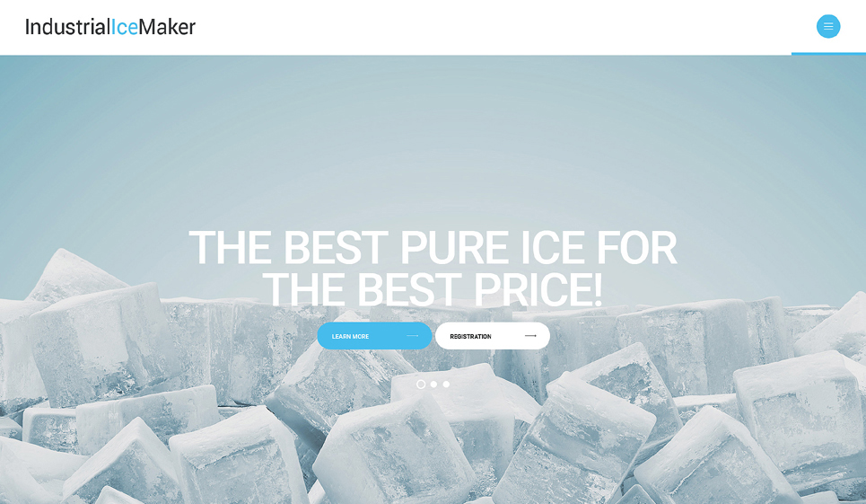 Ice Vending Machines Web Template 