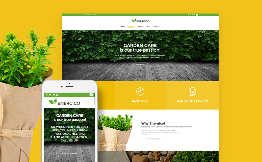 Gardening WordPress Theme 