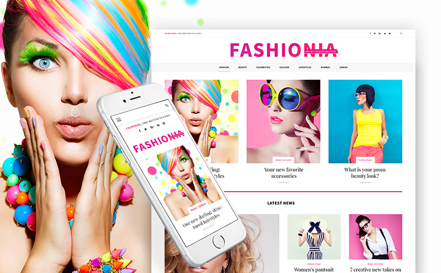 Womens Fashion Blog WordPress Theme 