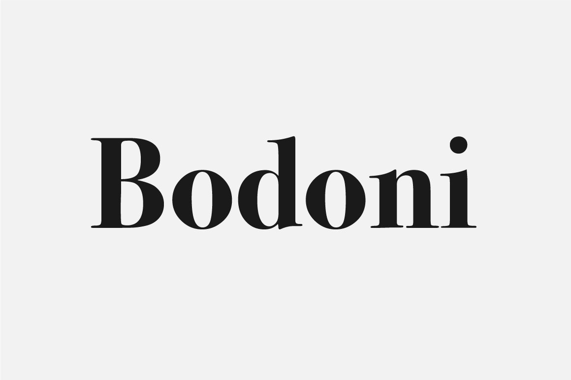 bodoni logo