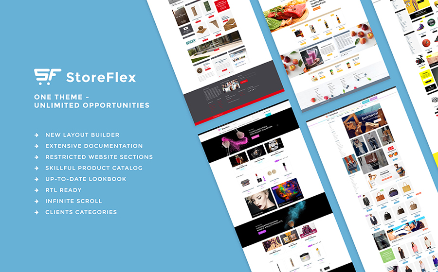 StoreFlex Multipurpose OpenCart Template 