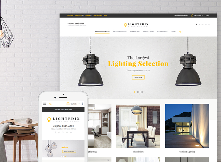 Lightedix - Lightning Store Responsive Magento Theme