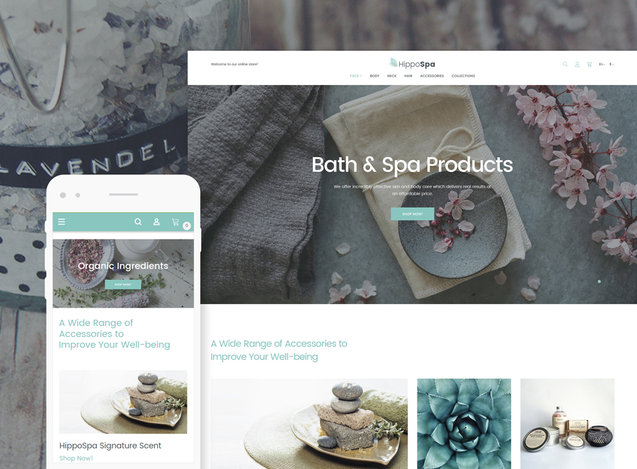 HippoSpa Magento Theme