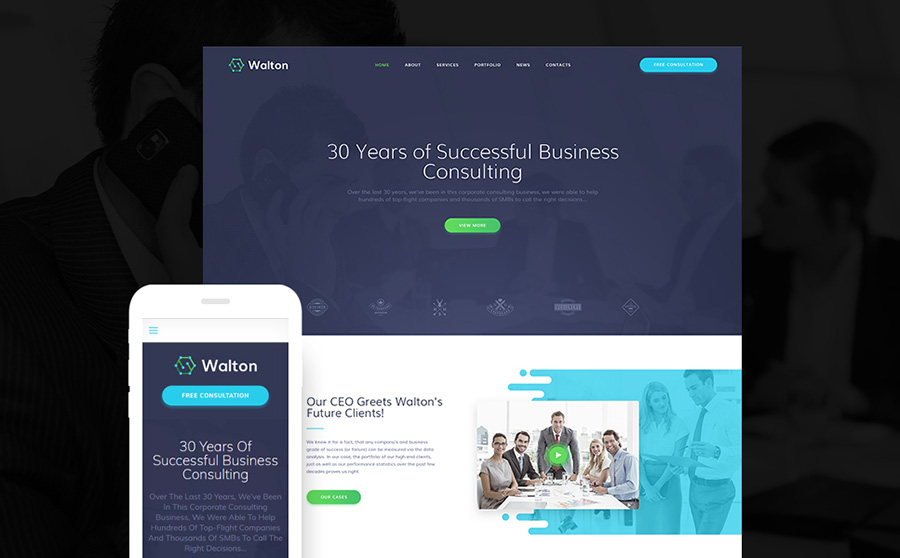 Walton - Business Consulting WordPress Theme 