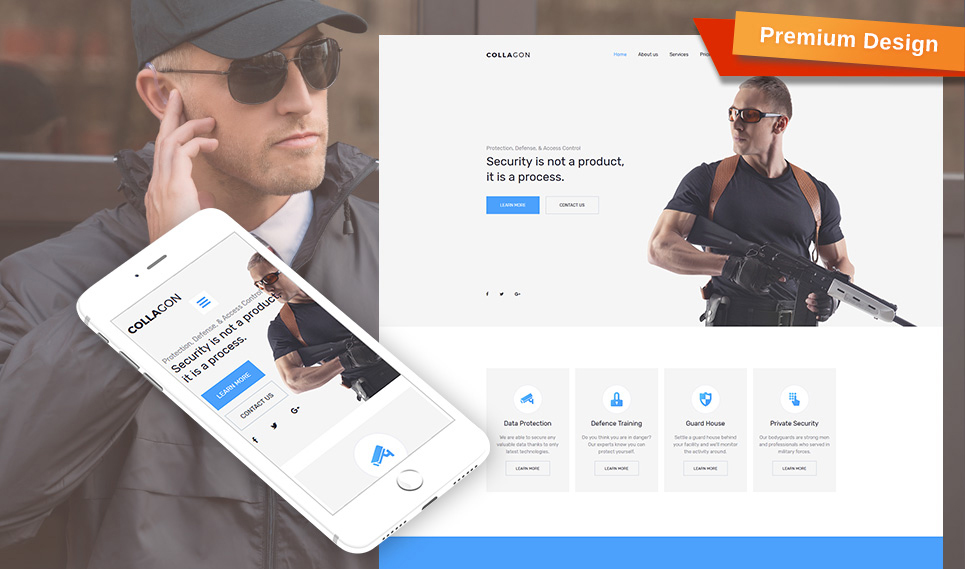 Collagon - Premium Moto CMS 3 Template