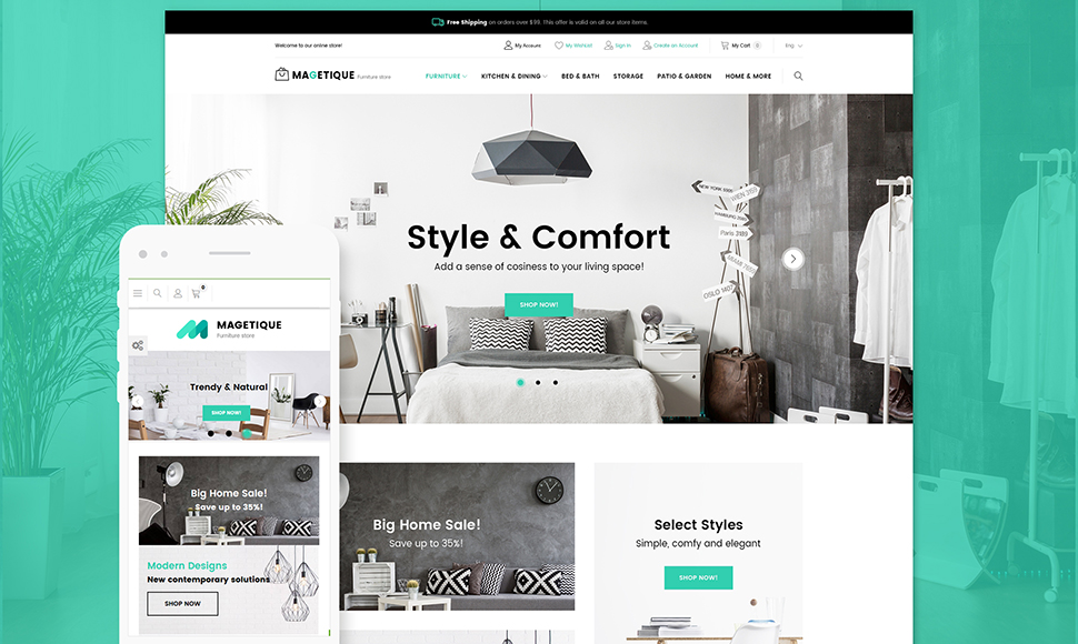 Modern Furniture Magento 2 Store 