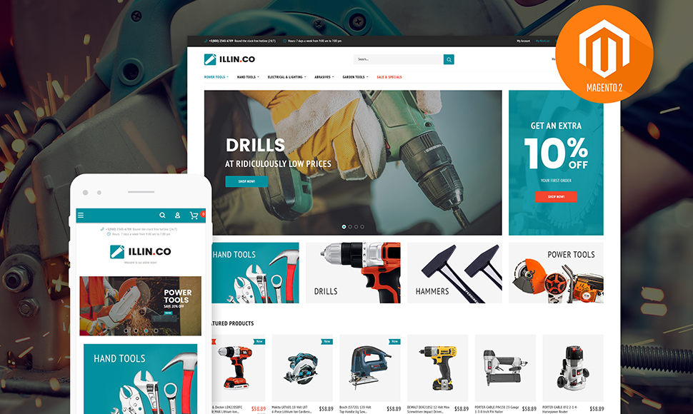 Tool Store Magento 2 Theme 