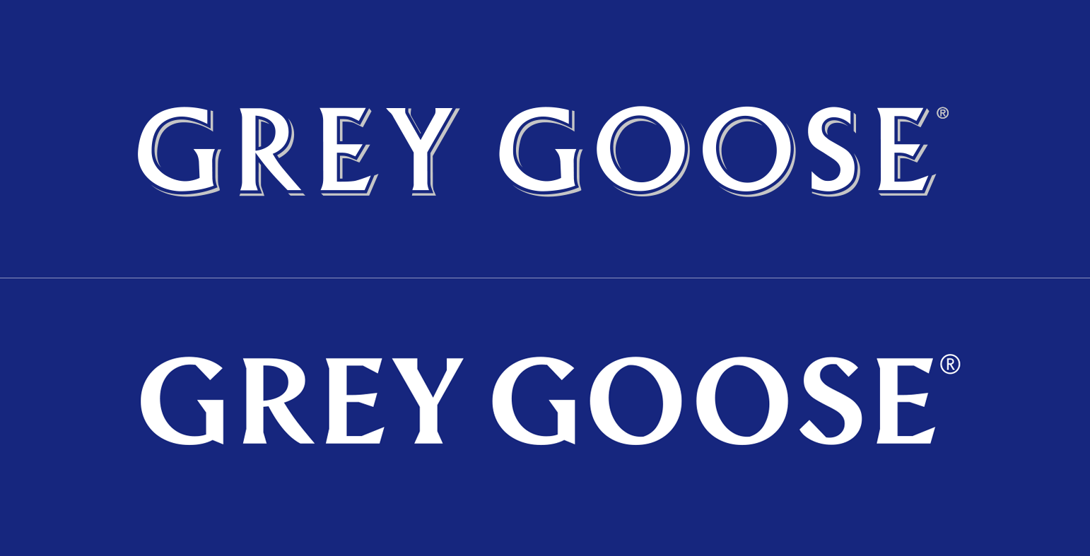 Grey Goose Redesign: 50ml of Minimalism and 1tsp of Flat Graphics