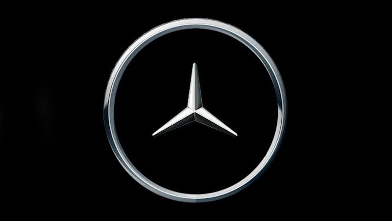 mercedes social distancing logo