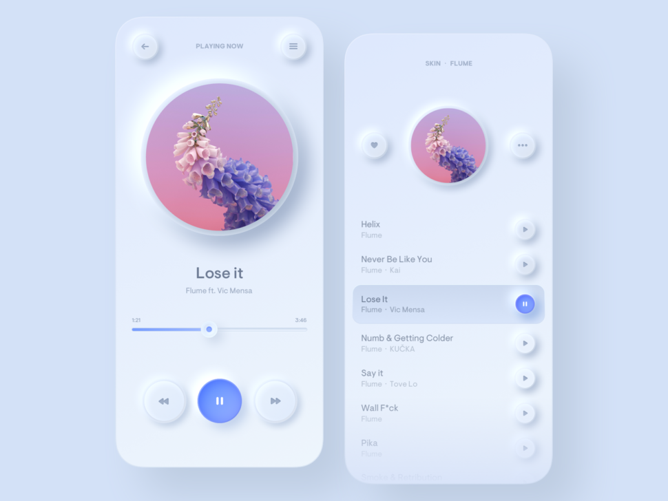 20 Amazing Examples of Neumorphism – New Design Trends 2020 – Web ...