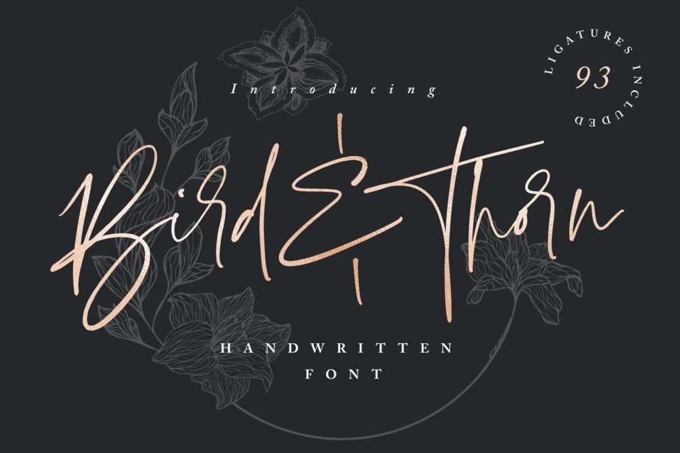 Opulent font