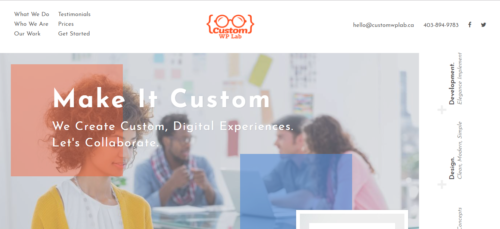 Custom WP Lab Does the Job Right (AOTW#6) – Web Design Ledger