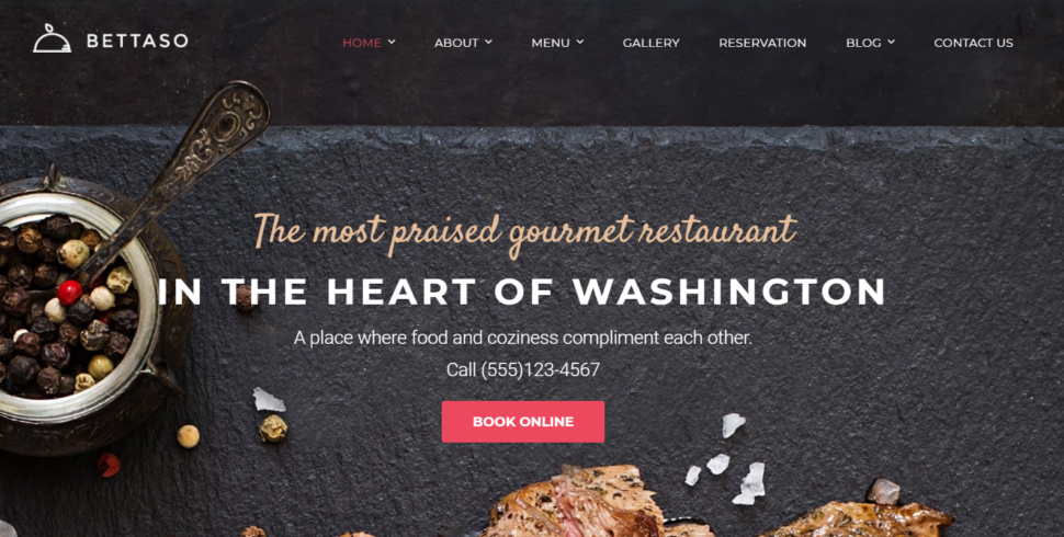 WordPress Templates for Restaurants