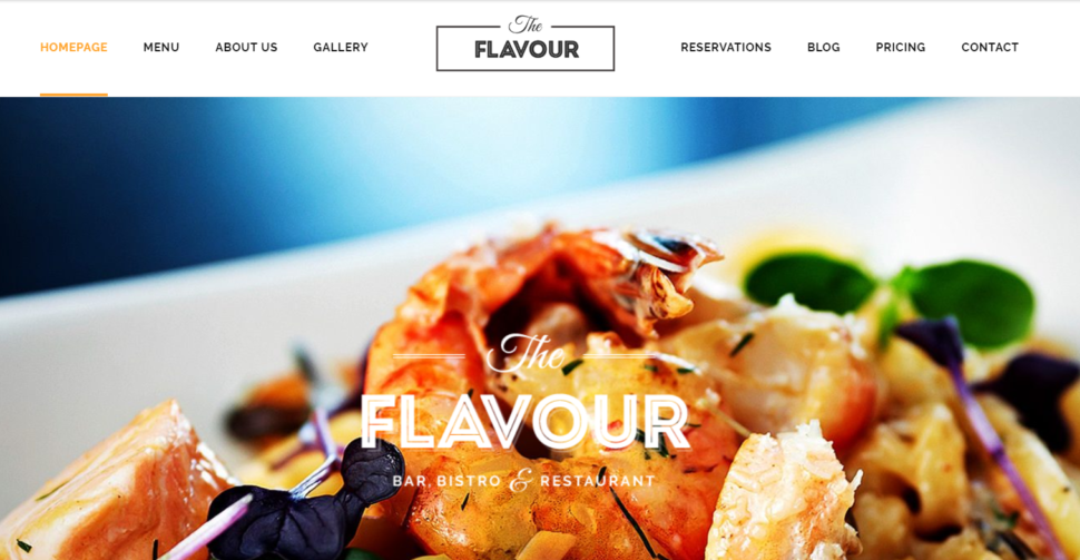 WordPress Templates for Restaurants