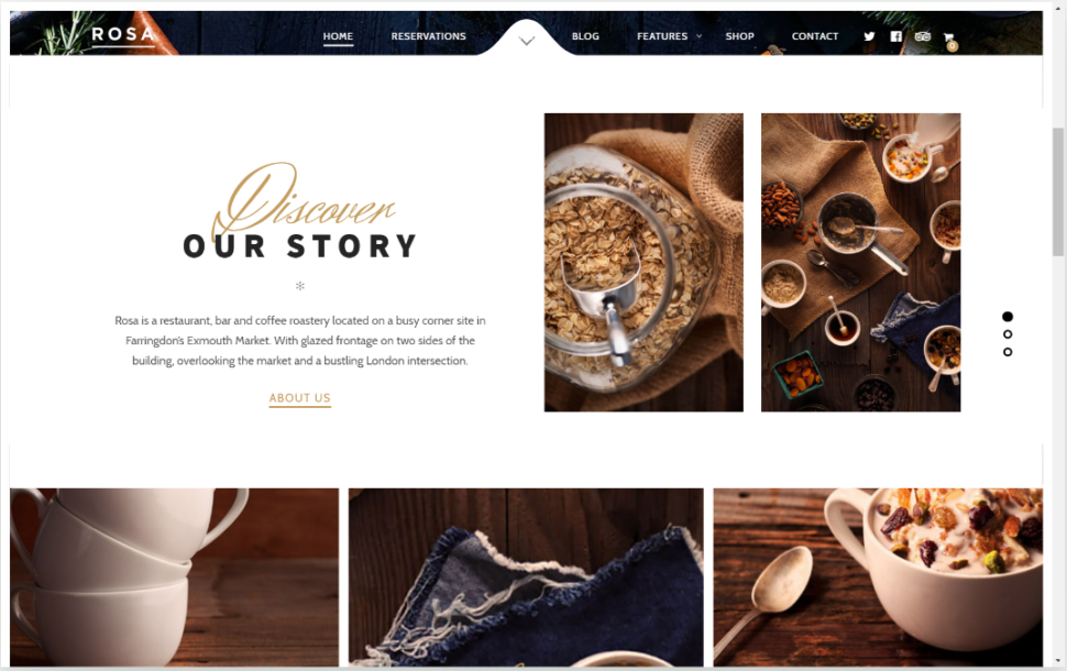 WordPress Templates for Restaurants