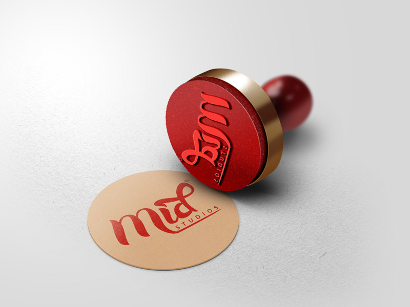 rubber stamp design for business