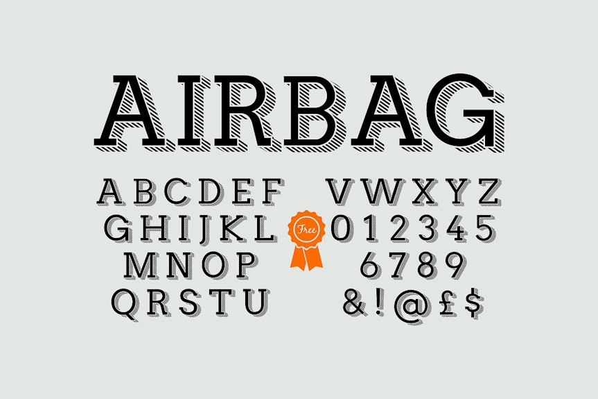 airbag-font