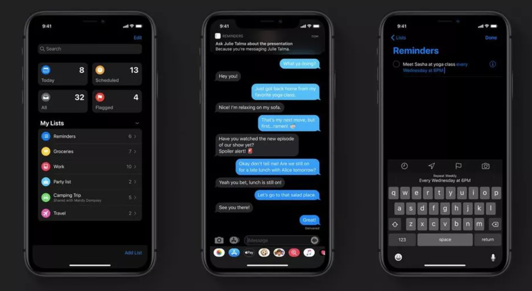 apple dark mode design