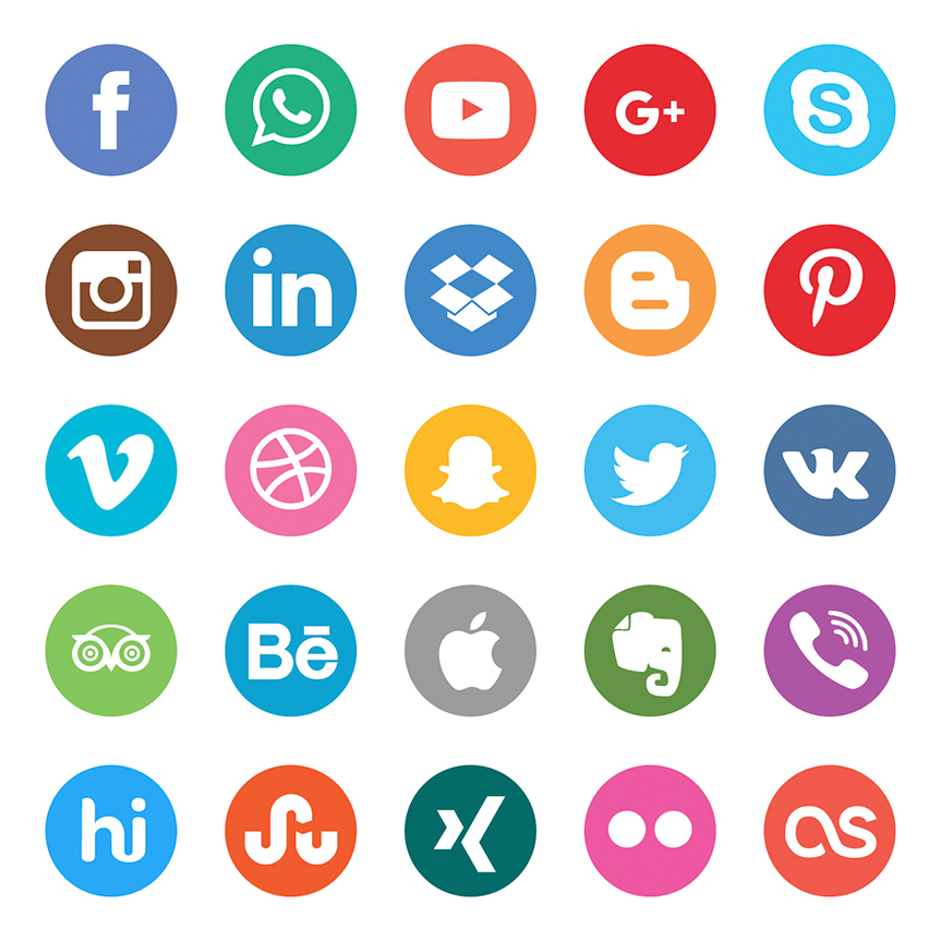 social media icons