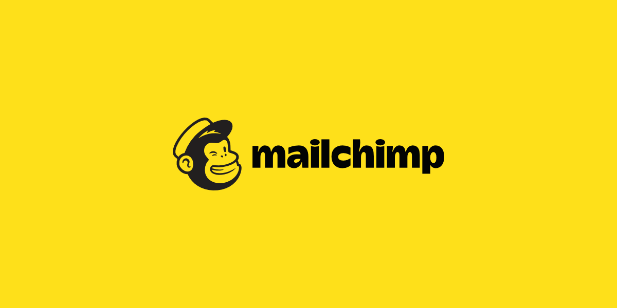 chimp on yellow background logo mail chimp