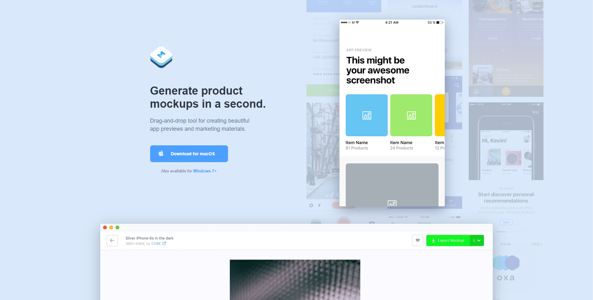 mockuuups website free mockups