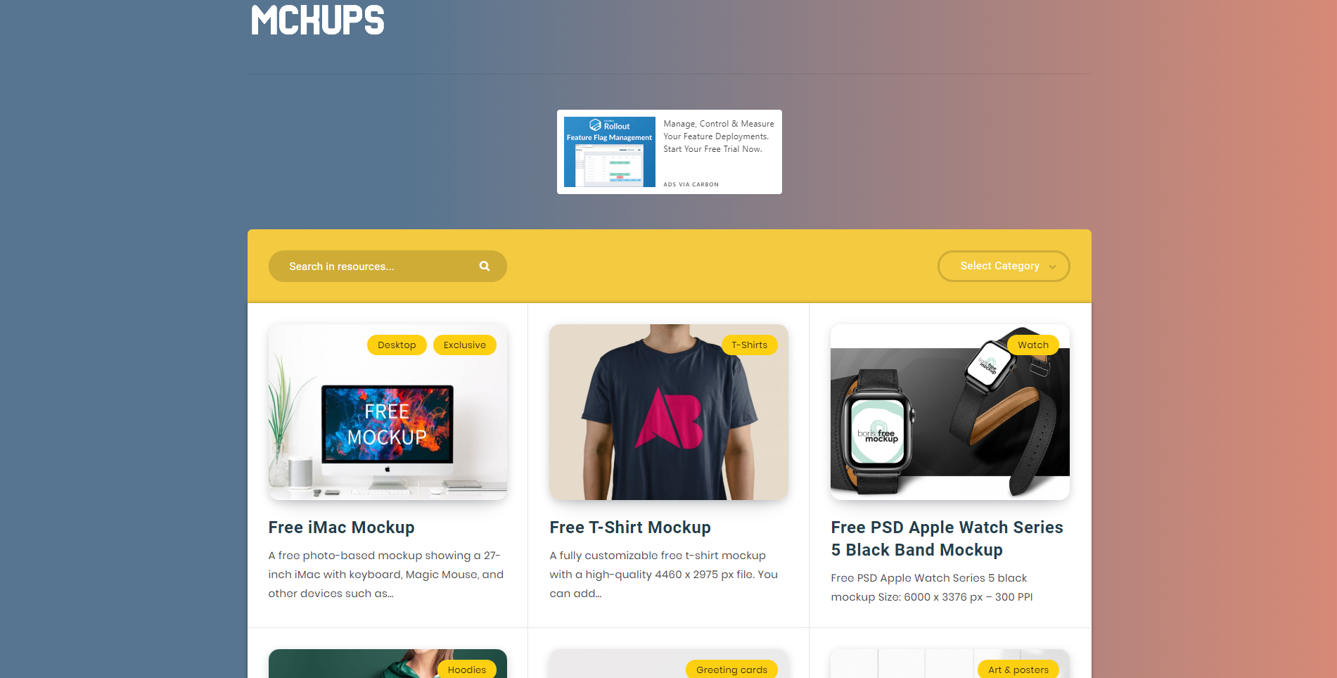 mckups mockups website free app