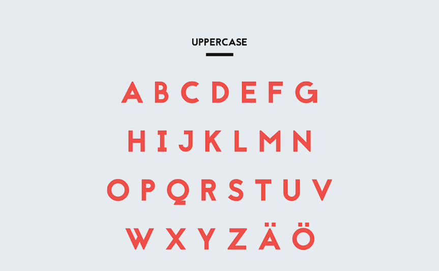 sans serif typeface popular