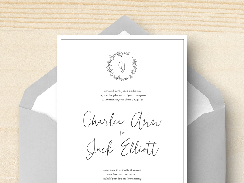 Minimalist Invitation