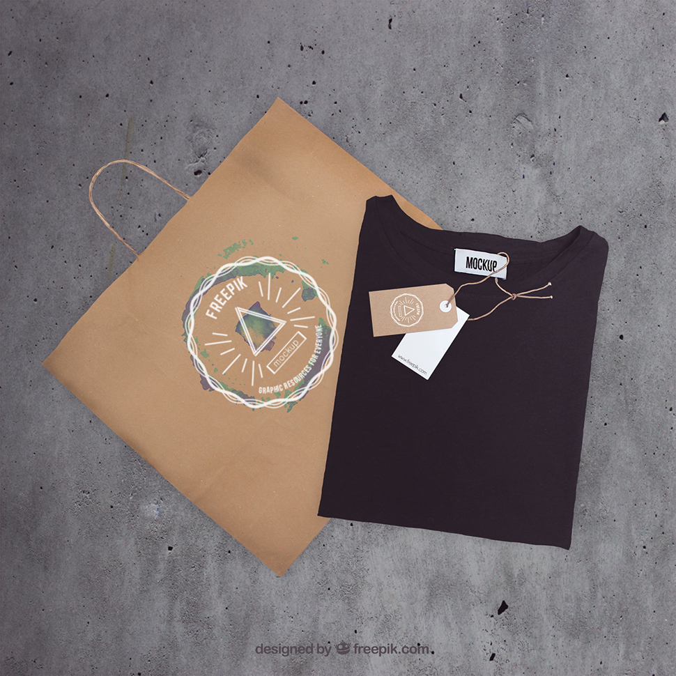 mockup-bag-and-t-shirt