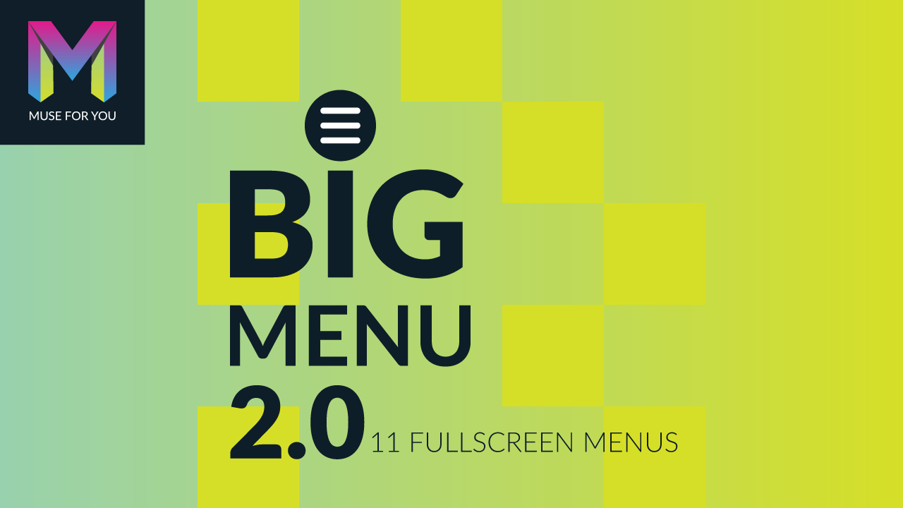 Muse For You - BIG Menu Widget Update - Adobe Muse CC - Web Design Ledger