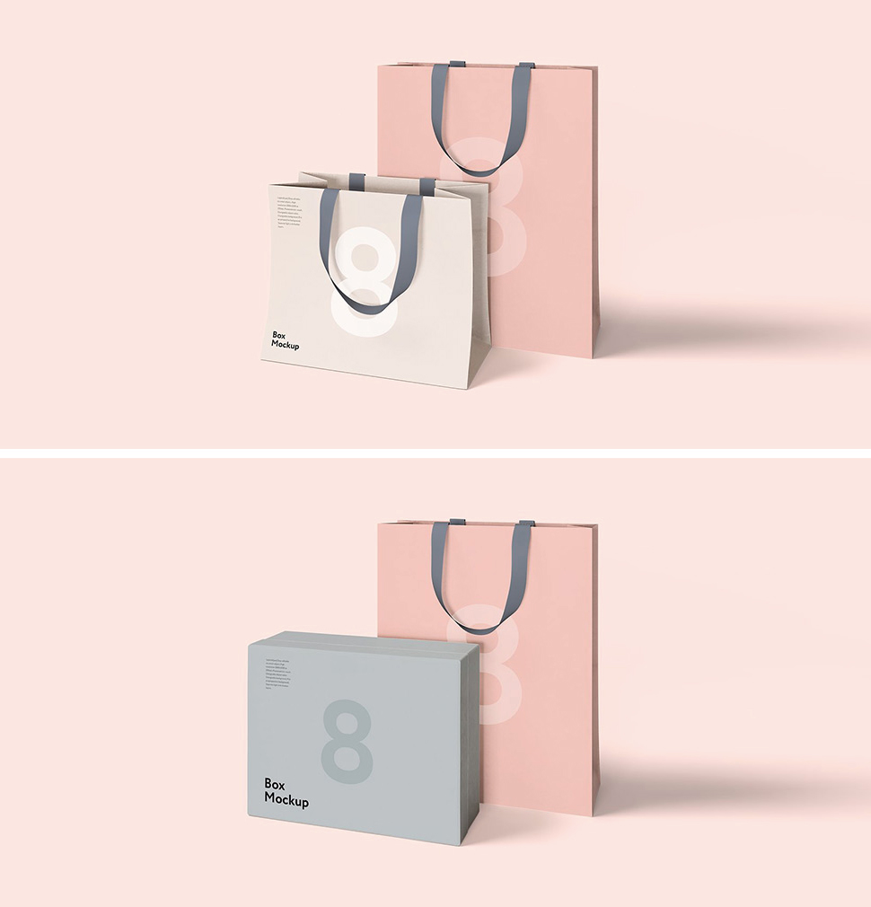 Download 20 Free Beautiful Shopping Bag Mockups to Download