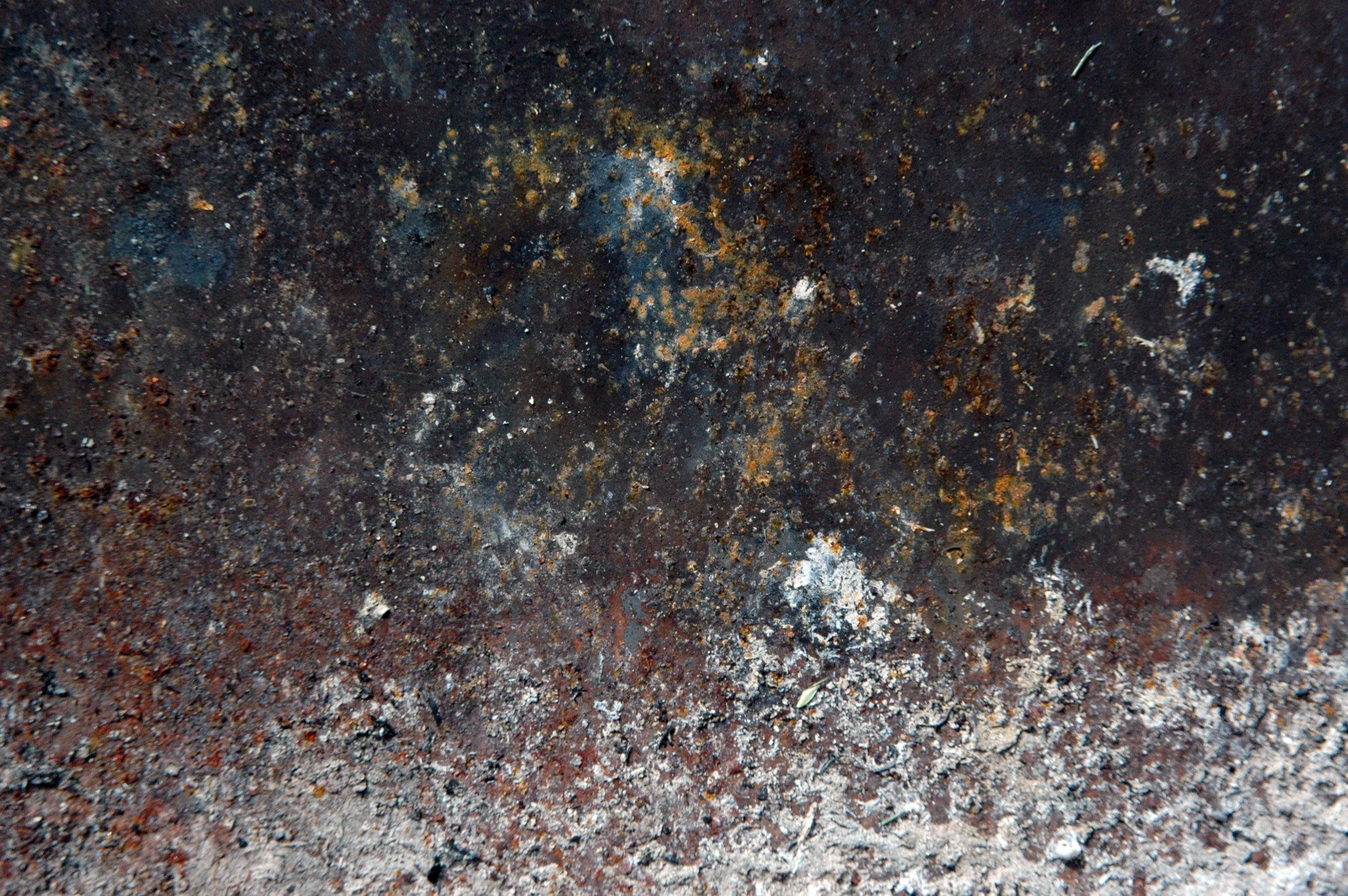 burnt metal texture