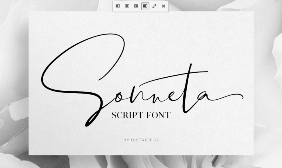 script modern fonts