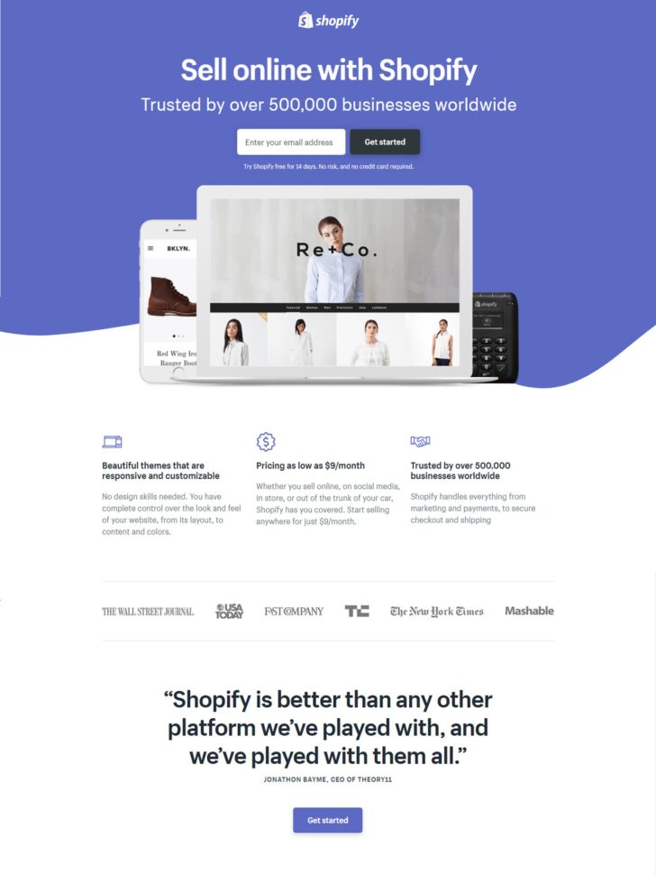 Example For Page 5 Examples Of Awesome And 5 Examples Of Awful Landing Pages – Web ...
