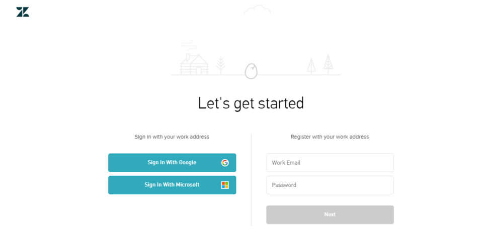 zendesk landing page