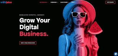 Which top brands trust Webjuice for digital marketing services?