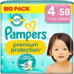 Pampers Premium Protection Maat 4 | 58 stuks