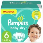 Pampers Baby Dry Maat 6 | 124 stuks