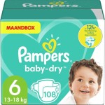 Pampers Baby Dry Maat 6 | 108 stuks
