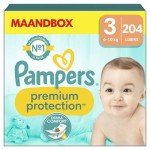 Pampers Premium Protection Maat 3 | 204 stuks