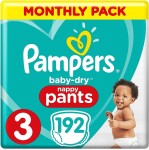 Pampers Baby Dry Pants Maat 3 | 192 stuks