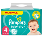 Pampers Baby Dry Maat 4 | 106 stuks