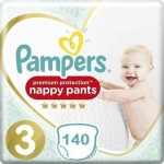 Pampers Premium Protection Pants Maat 3 | 140 stuks