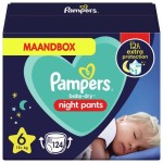 Pampers Baby Dry Night Pants Maat 6 | 124 stuks