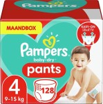 Pampers Baby Dry Pants Maat 4 | 128 stuks