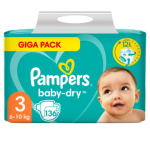 Pampers Baby Dry Maat 3 | 136 stuks