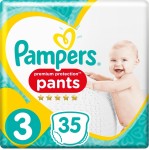 Pampers Premium Protection Pants Maat 3 | 35 stuks