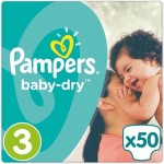 Pampers Baby Dry Maat 3 | 50 stuks